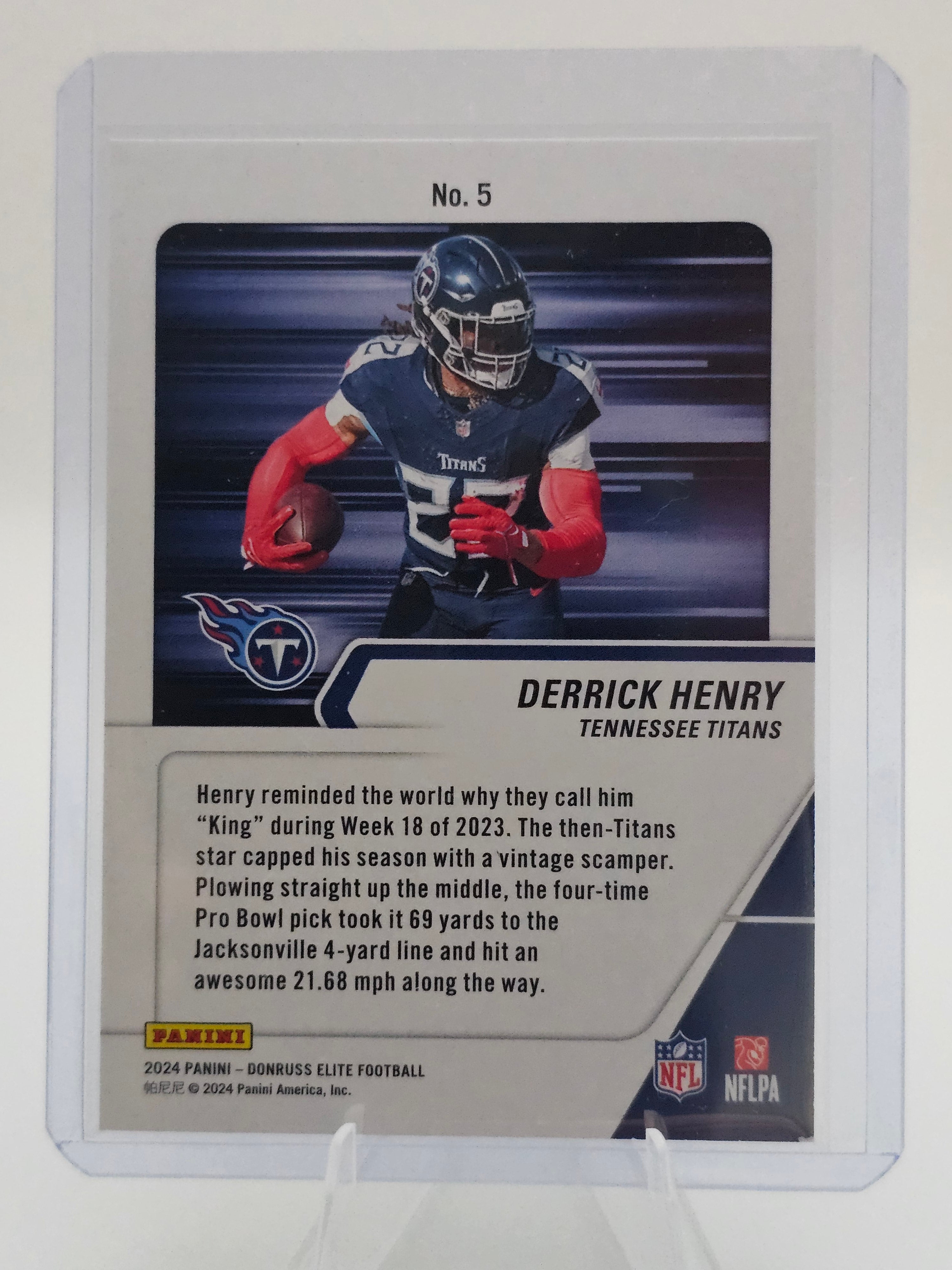 2024 Panini Donruss Elite Full Throttle Green #5 Derrick Henry