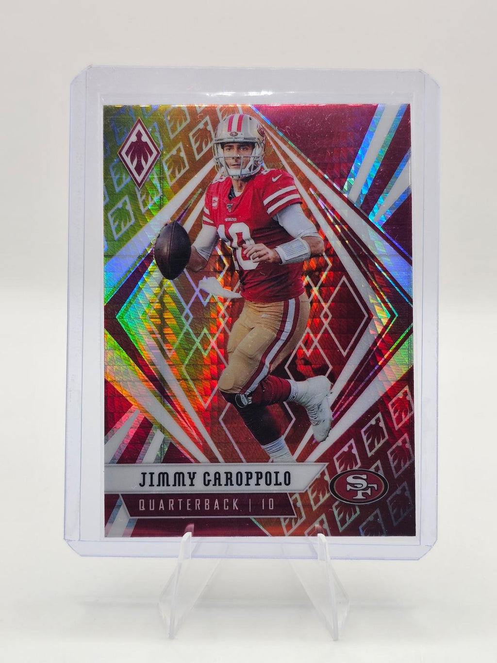 2020 Panini Phoenix #82 Jimmy Garoppolo Fire Burst