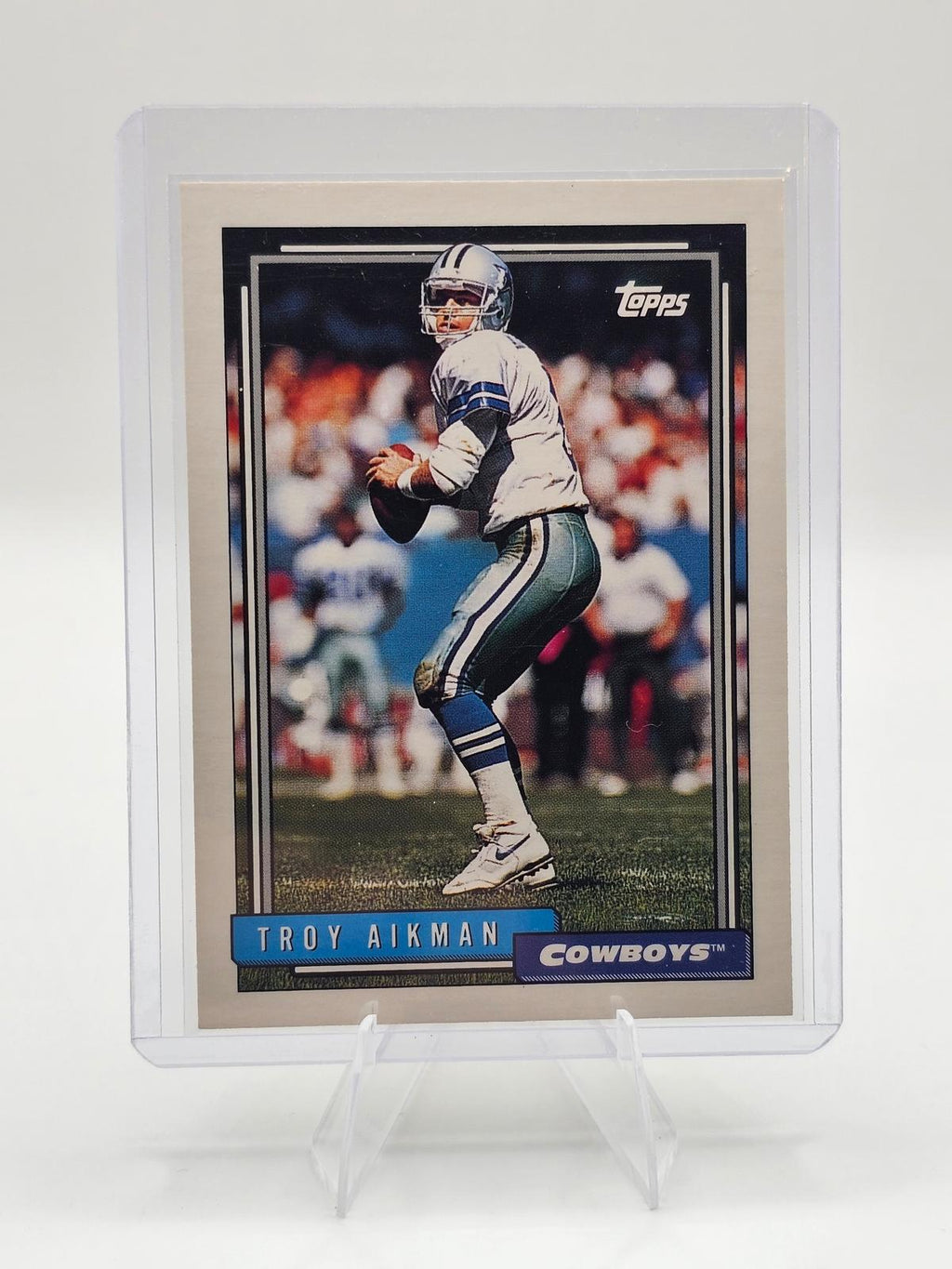 1992 Topps #744 Troy Aikman — Dallas Cowboys