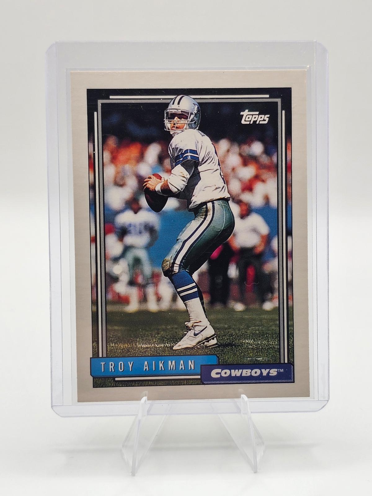 1992 Topps #744 Troy Aikman — Dallas Cowboys