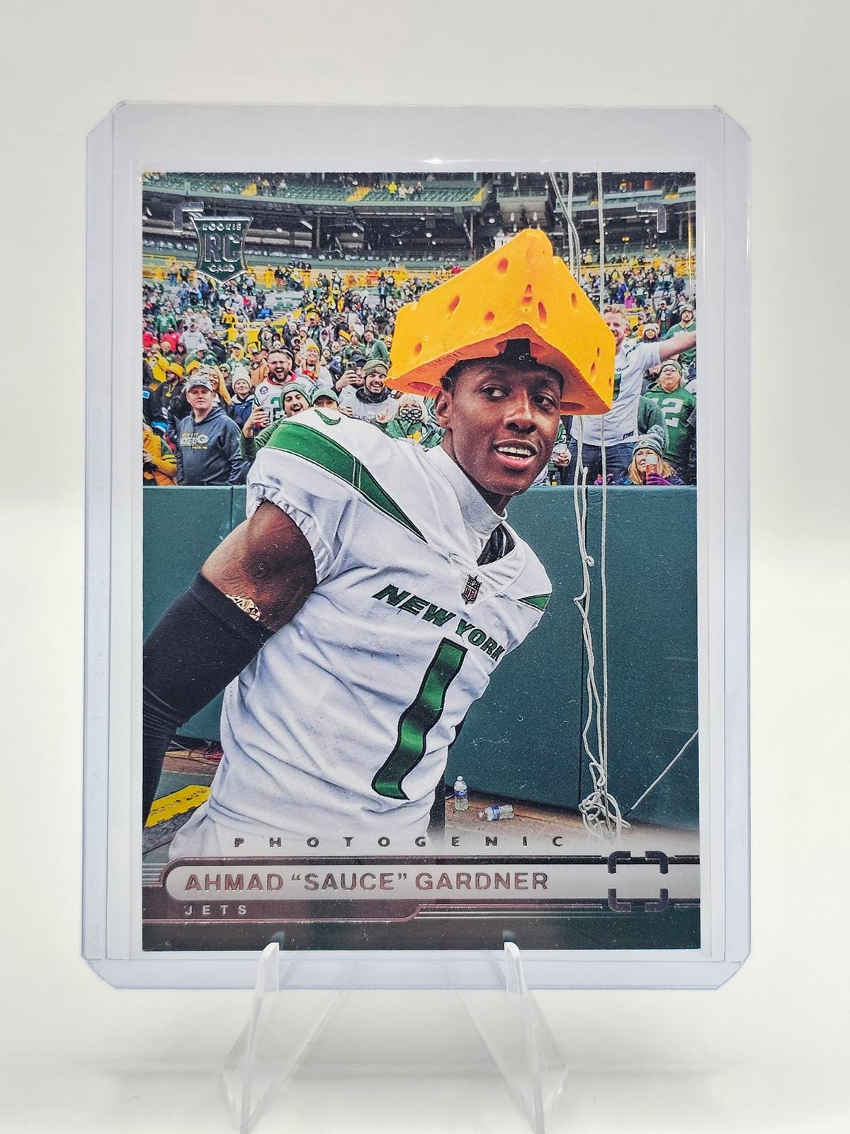 2022 Panini Chronicles Photogenic #PH-33 Sauce Gardner RC New York Jets