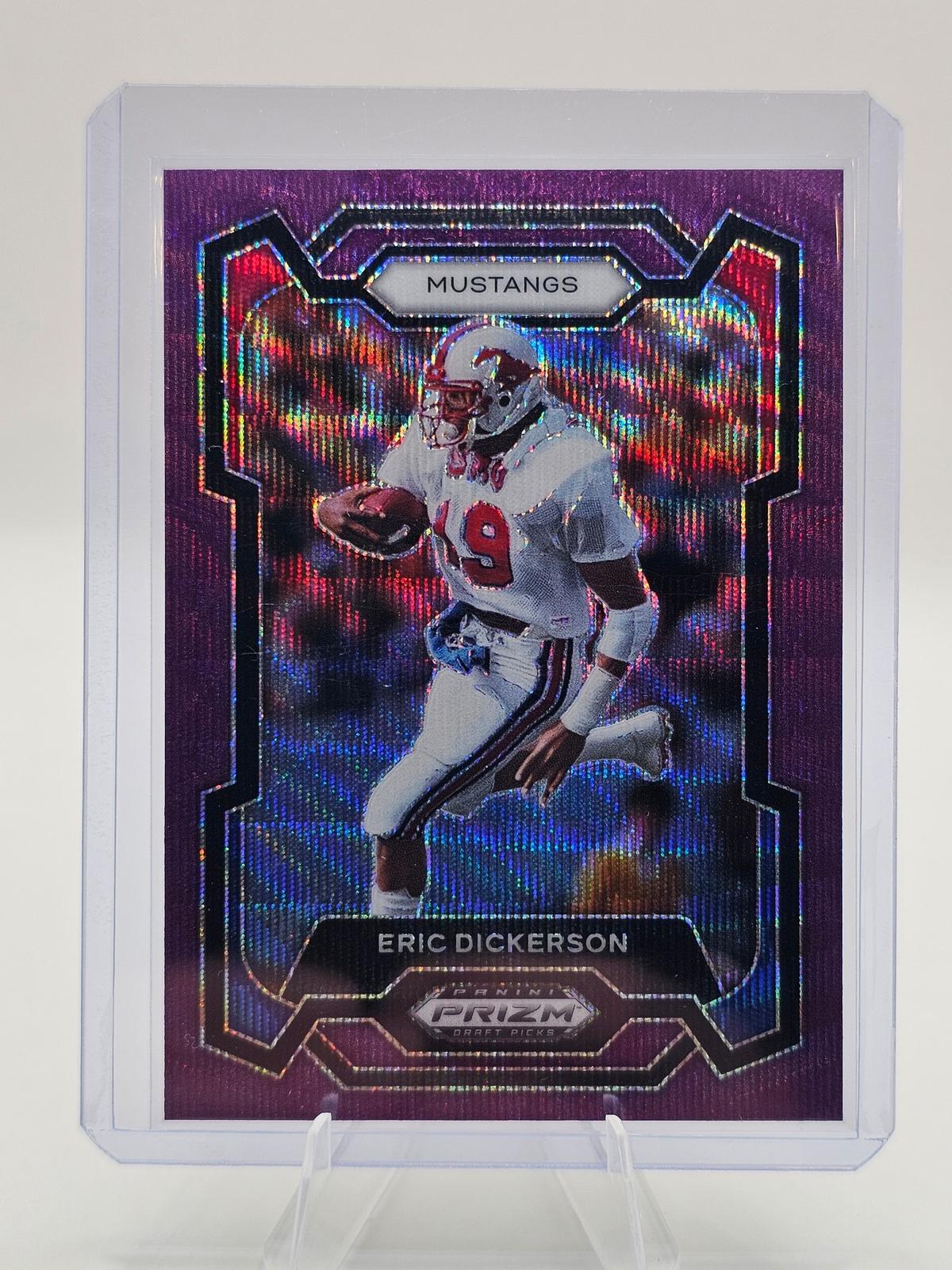 2024 Panini Prizm Draft Picks #73 Eric Dickerson Purple Wave Prizm