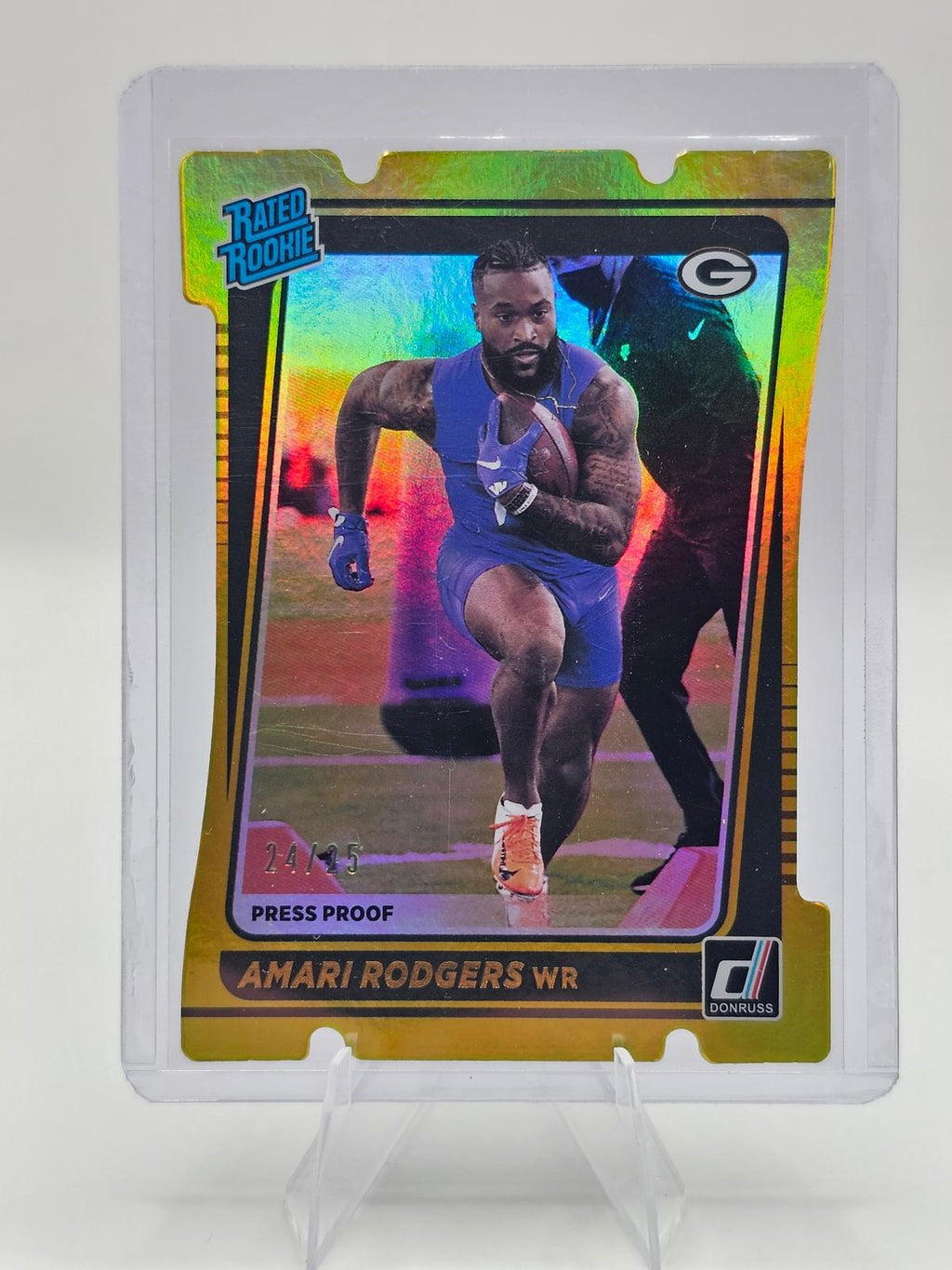 2021 Donruss #303 Amari Rodgers Press Proof Premium #/25